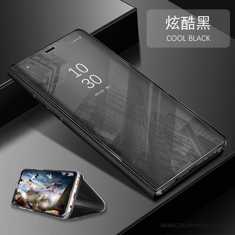 Huawei Mate 9 Trend Läderfodral Skal Telefon Fallskydd All Inclusive Silver Täcka