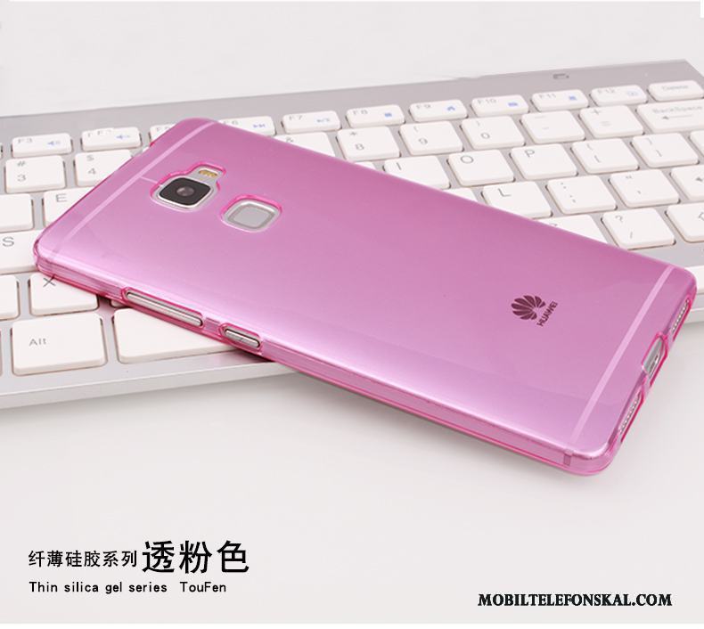 Huawei Mate S Fallskydd Skal Telefon Rosa Fodral Silikon Transparent Kreativa