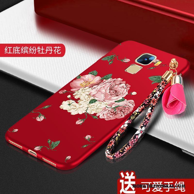 Huawei Mate S Skal Silikon Fallskydd All Inclusive Trend Mjuk Röd Fodral