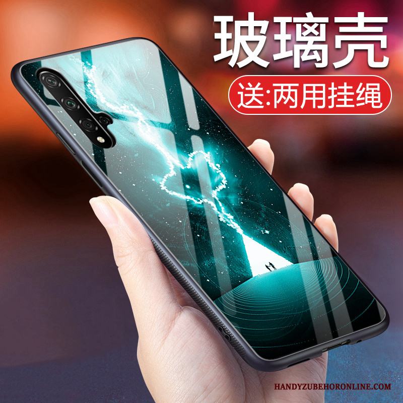 Huawei Nova 5t Fallskydd Personlighet Purpur Vind Mjuk Glas Skal