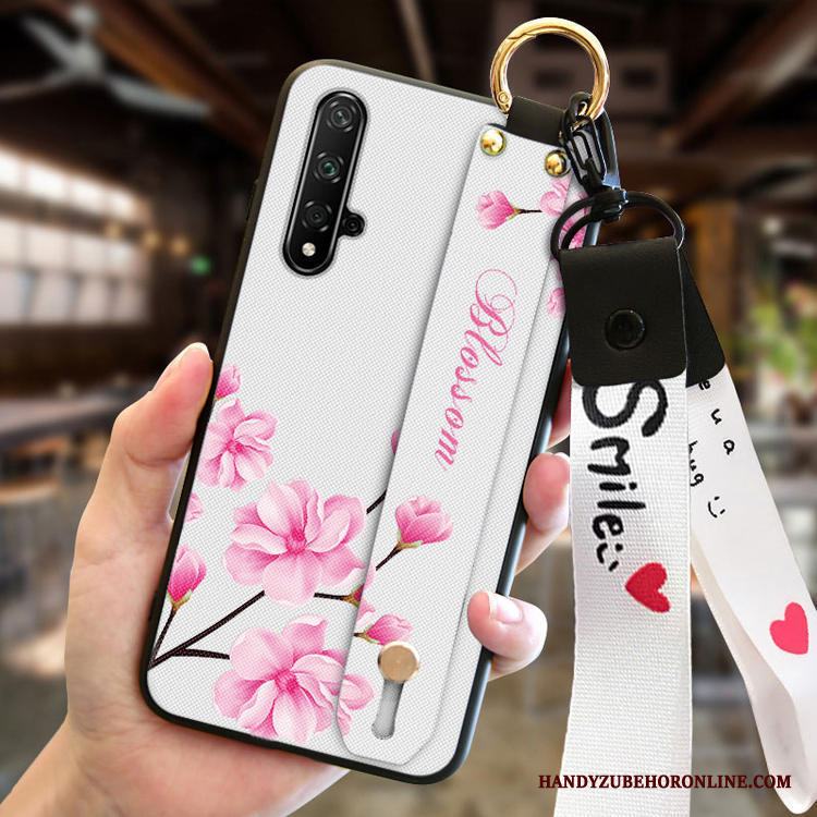 Huawei Nova 5t Mode Ny Fallskydd Skal Telefon Silikon Rosa