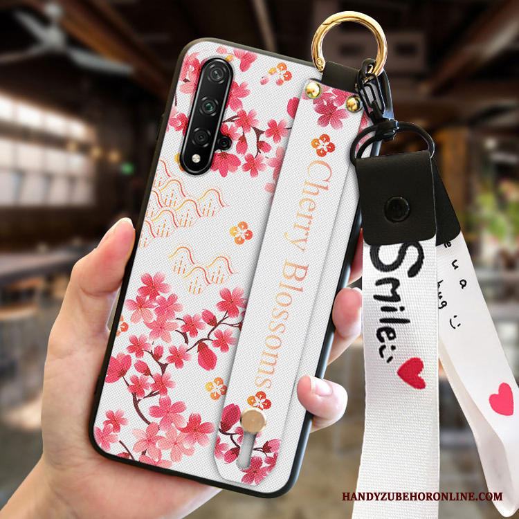 Huawei Nova 5t Mode Ny Fallskydd Skal Telefon Silikon Rosa