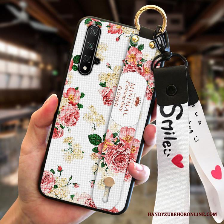 Huawei Nova 5t Mode Ny Fallskydd Skal Telefon Silikon Rosa