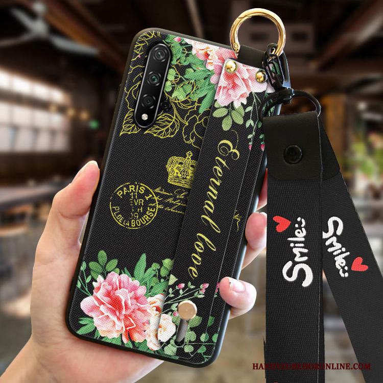Huawei Nova 5t Mode Ny Fallskydd Skal Telefon Silikon Rosa