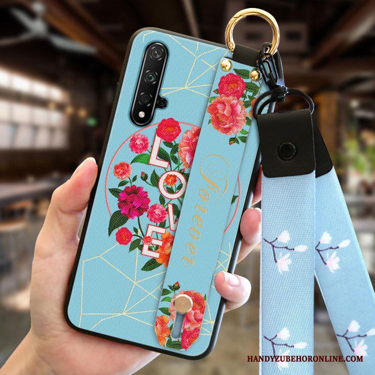 Huawei Nova 5t Mode Ny Fallskydd Skal Telefon Silikon Rosa