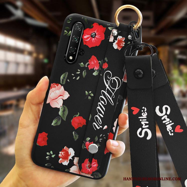 Huawei Nova 5t Mode Ny Fallskydd Skal Telefon Silikon Rosa