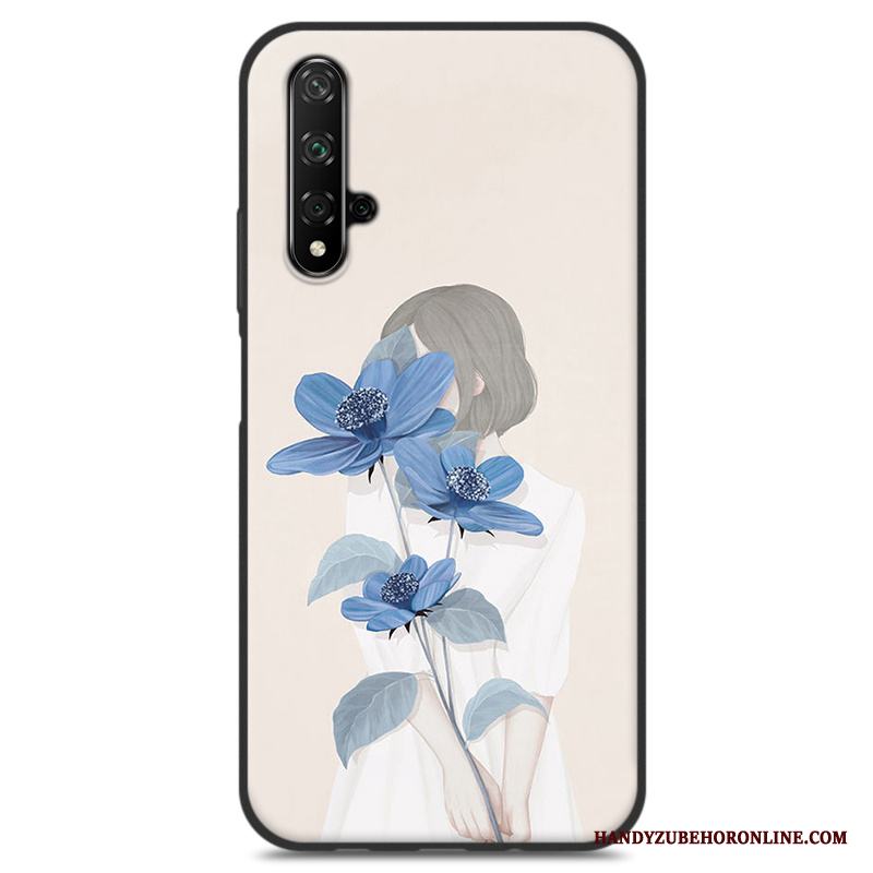 Huawei Nova 5t Personlighet Skal Skydd Blå Fodral Kyla Mjuk