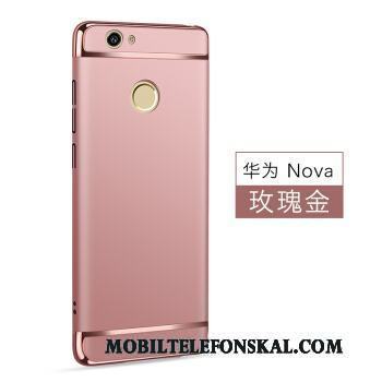 Huawei Nova Fallskydd Fodral Skal Telefon Grön Silver Pu