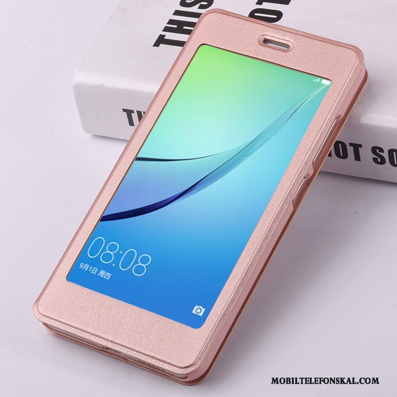 Huawei Nova Fodral Mobil Telefon Skal Fallskydd Telefon Guld Clamshell