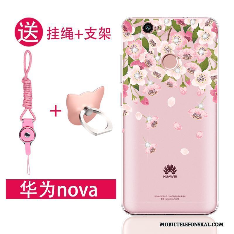 Huawei Nova Mjuk Ungdom Silikon Skal Telefon Rosa