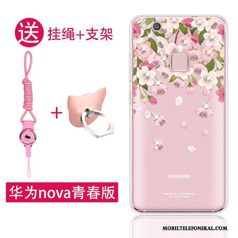 Huawei Nova Mjuk Ungdom Silikon Skal Telefon Rosa