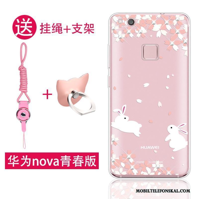 Huawei Nova Mjuk Ungdom Silikon Skal Telefon Rosa