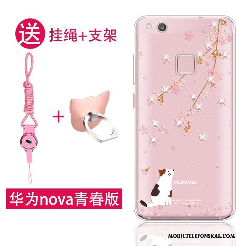 Huawei Nova Mjuk Ungdom Silikon Skal Telefon Rosa