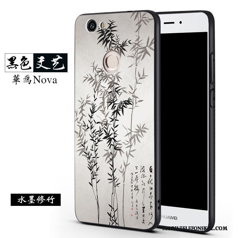 Huawei Nova Silikon Kreativa Nubuck Mjuk Skal Telefon Fallskydd Trend