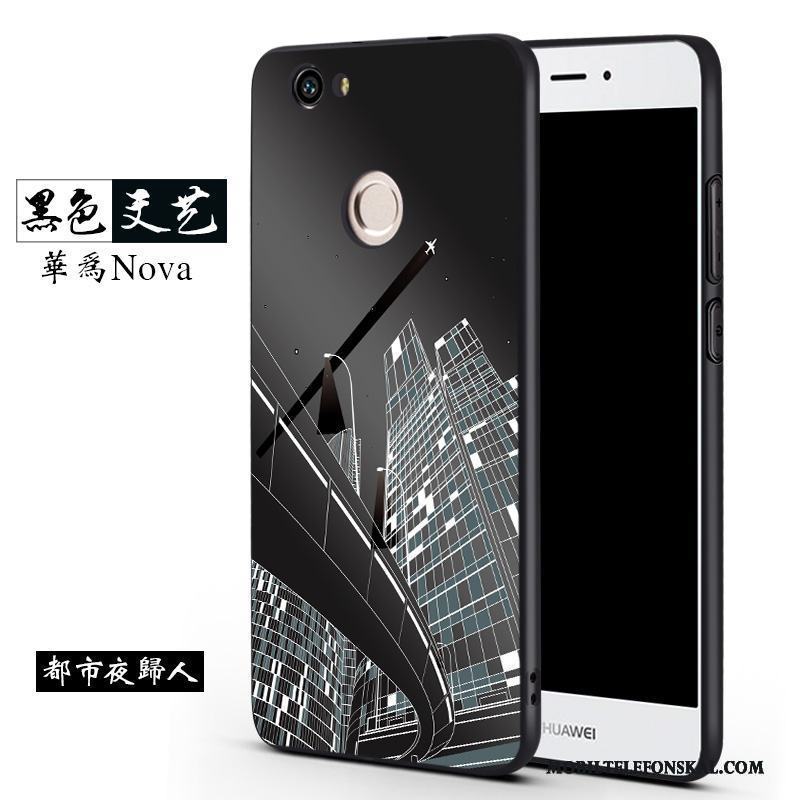 Huawei Nova Silikon Kreativa Nubuck Mjuk Skal Telefon Fallskydd Trend