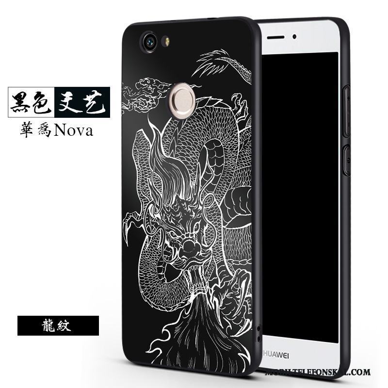 Huawei Nova Silikon Kreativa Nubuck Mjuk Skal Telefon Fallskydd Trend