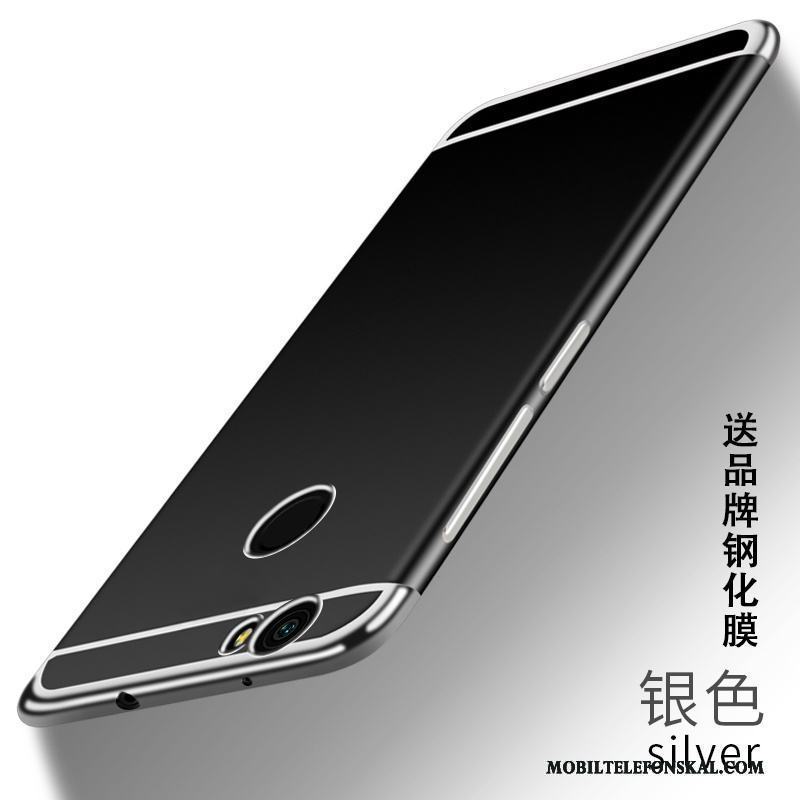 Huawei Nova Skal Fallskydd Nubuck All Inclusive Fodral Mjuk Blå Silikon