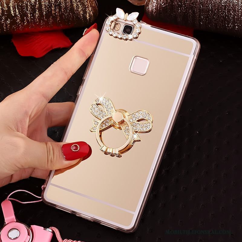 Huawei Nova Skal Support Rosa Ring Mjuk Telefon Fodral