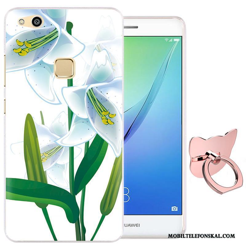 Huawei Nova Tecknat Rosa Skal Telefon Skydd Mjuk Fodral Silikon