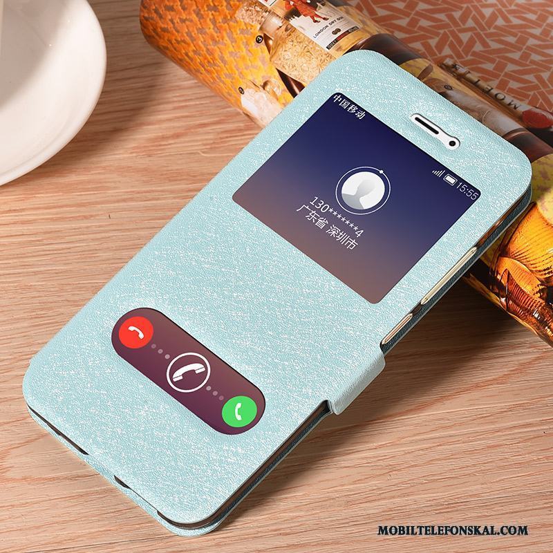 Huawei Nova Trend Guld Läderfodral Skal Telefon Täcka Mjuk Silikon