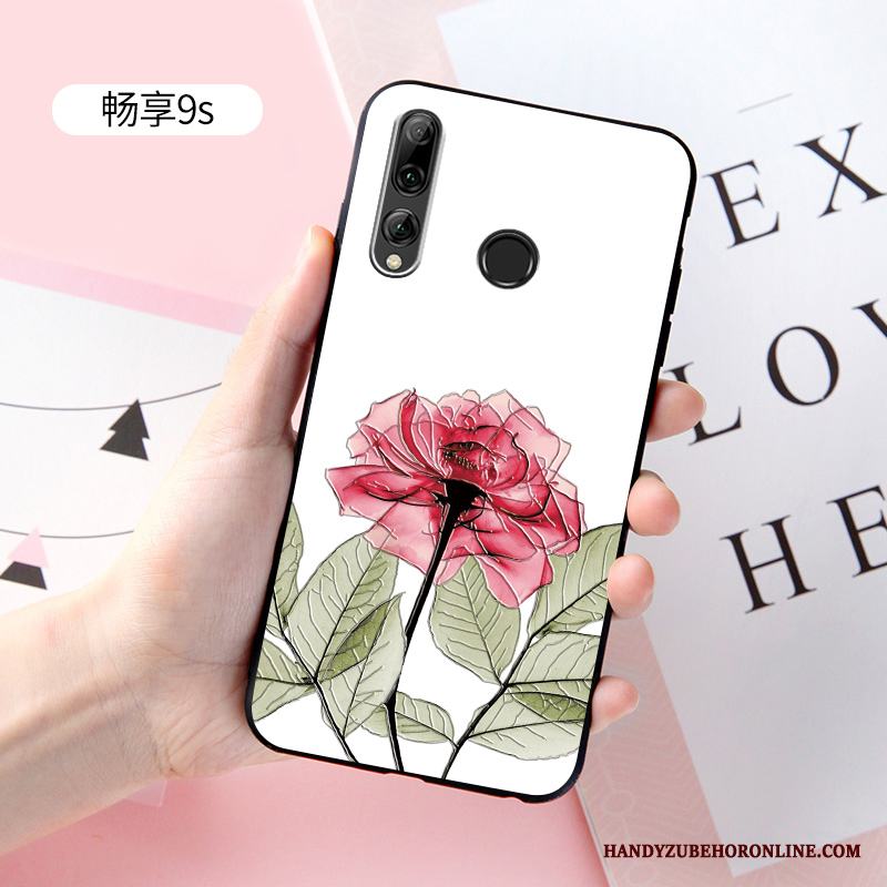 Huawei P Smart+ 2019 All Inclusive Skal Telefon Nubuck Personlighet Fallskydd Tecknat Silikon