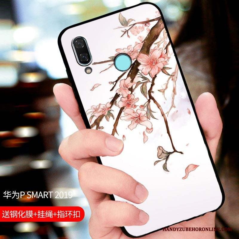 Huawei P Smart 2019 All Inclusive Svart Fodral Nubuck Skydd Skal Telefon Anpassa