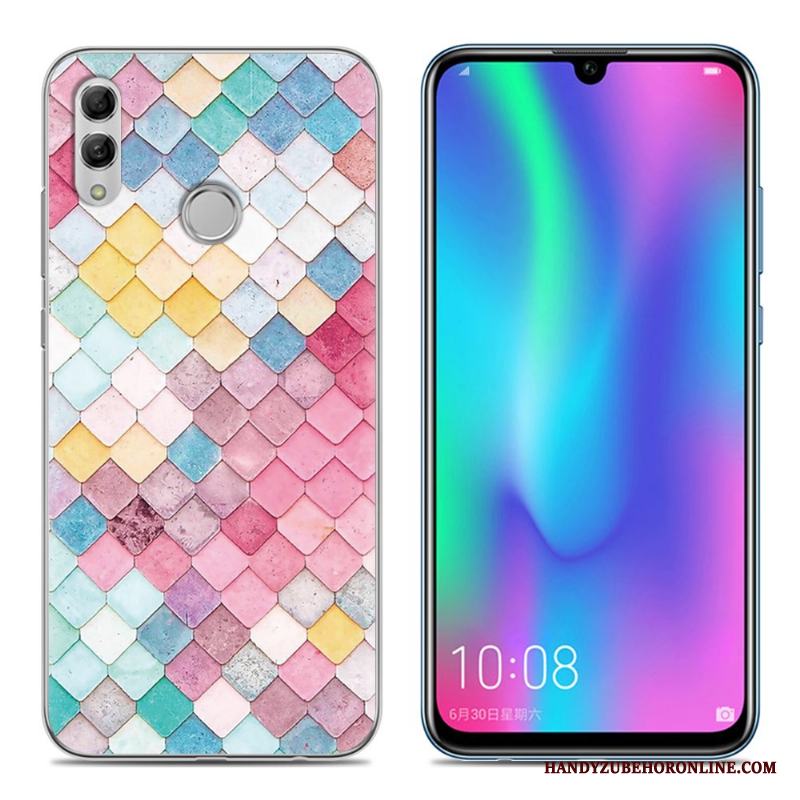 Huawei P Smart 2019 Mjuk Fodral Purpur Skal Telefon Mobil Telefon Ungdom
