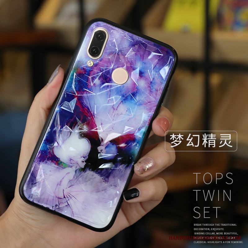 Huawei P Smart 2019 Mode All Inclusive Tecknat Trend Skal Telefon Fallskydd Vacker