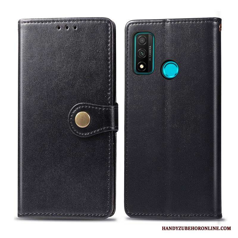 Huawei P Smart 2020 Skydd Hängsmycken Enkel Skal Telefon Fodral Imiterat Läder Business