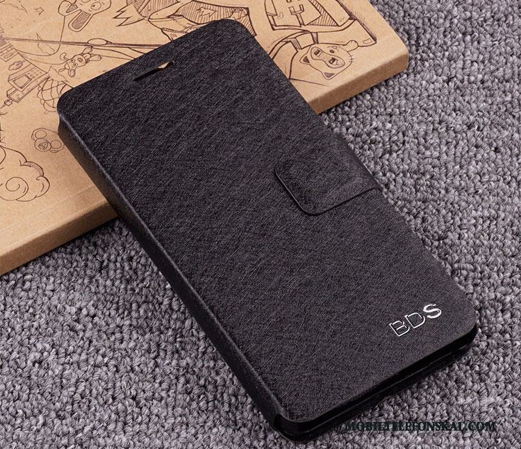 Huawei P Smart Nubuck Läderfodral Härdning Clamshell Skärmskydd Film Skal Telefon Röd