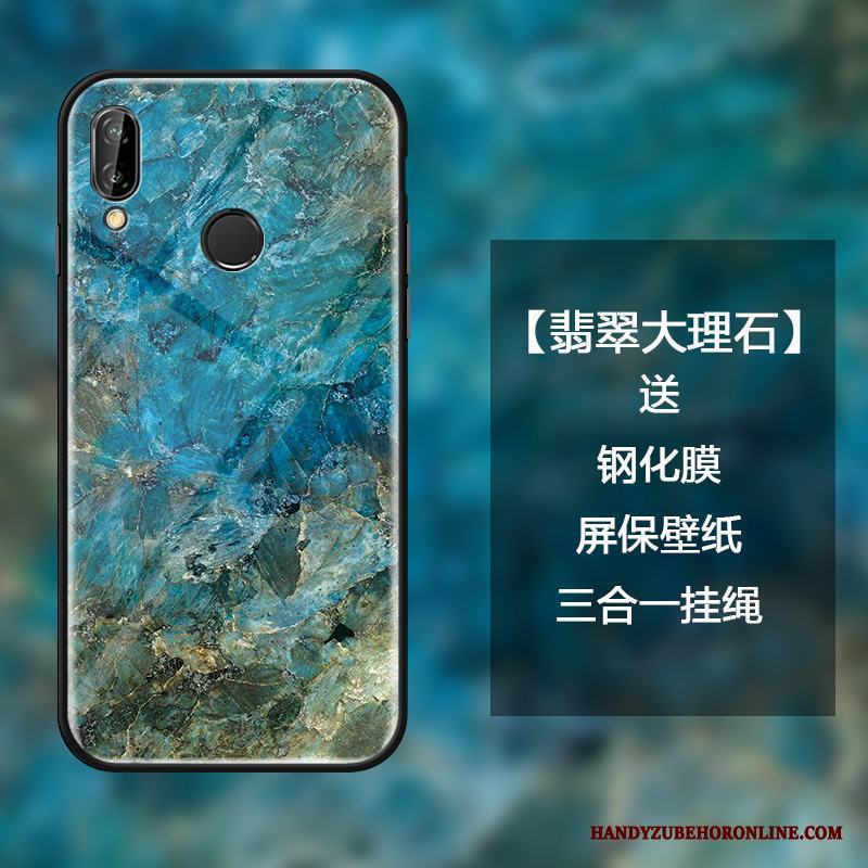 Huawei P Smart+ Skal Kreativa Mode Skydd Enkel Trend Hängsmycken Fodral