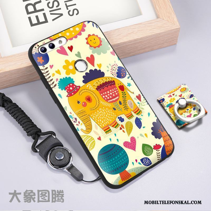 Huawei P Smart Skal Telefon All Inclusive Fallskydd Silikon Nubuck Färg Trend Varumärke