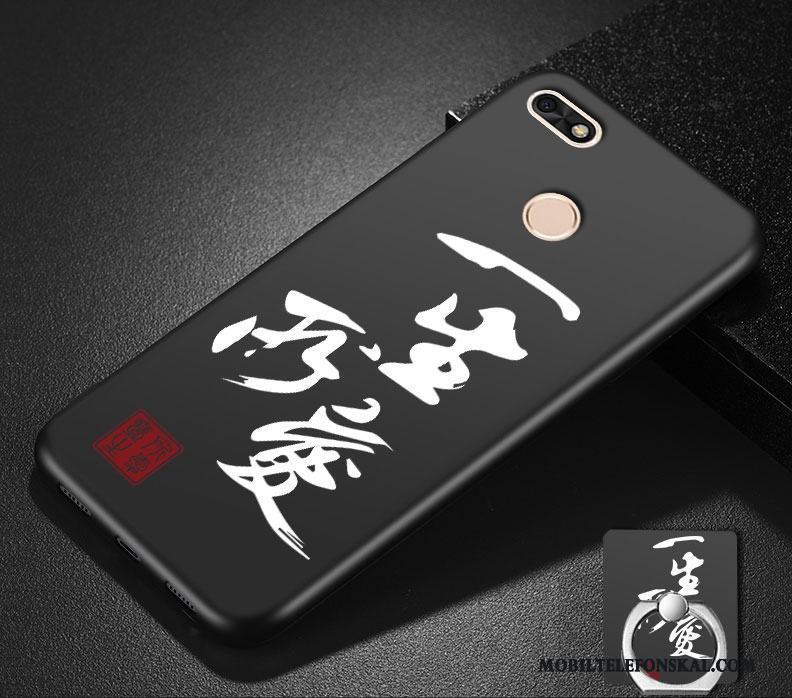 Huawei P Smart Skal Telefon Fallskydd All Inclusive Personlighet Fodral Svart Mjuk