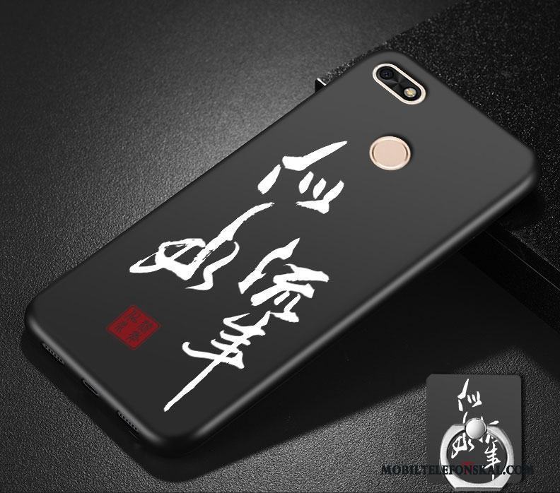 Huawei P Smart Skal Telefon Fallskydd All Inclusive Personlighet Fodral Svart Mjuk