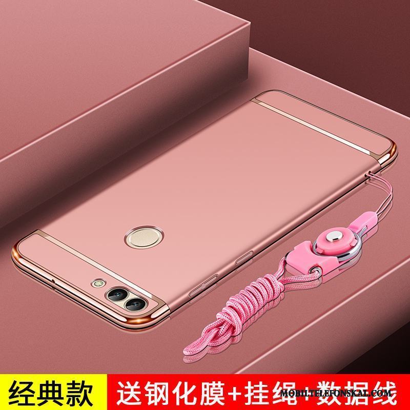 Huawei P Smart Skal Telefon Fallskydd Magnetic Kreativa Hård Fodral Rosa