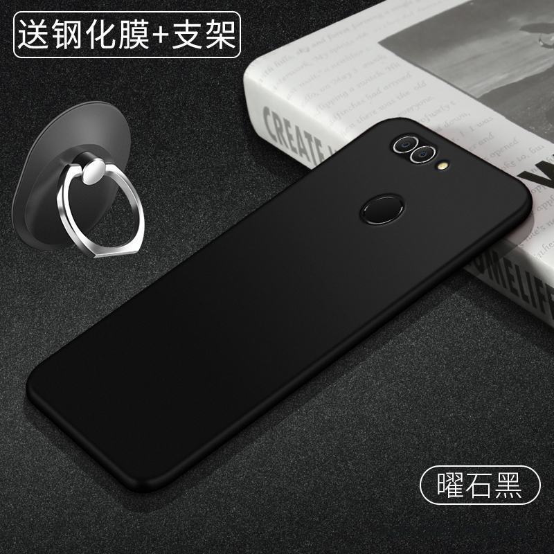 Huawei P Smart Skal Telefon Silikon Grön Skydd Fodral Nubuck Lätt Och Tunt
