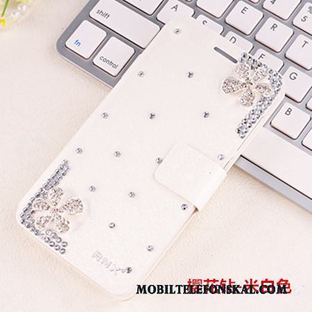 Huawei P Smart Skydd Rosa Fallskydd Skal Telefon Fodral Läderfodral Clamshell