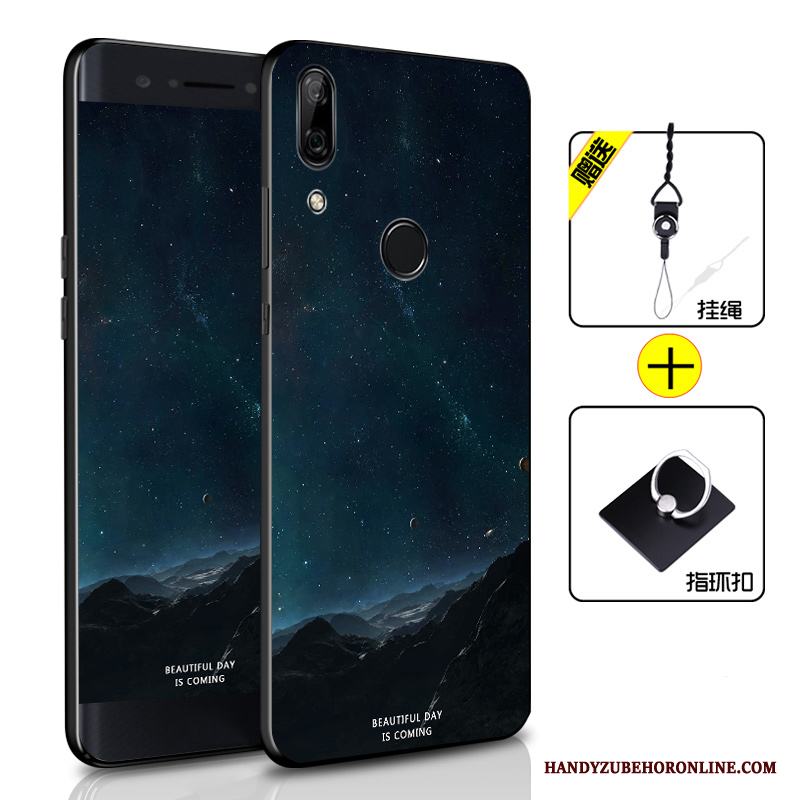 Huawei P Smart Z Skal Mjuk Fodral All Inclusive Skydd Stjärna Målade Fallskydd