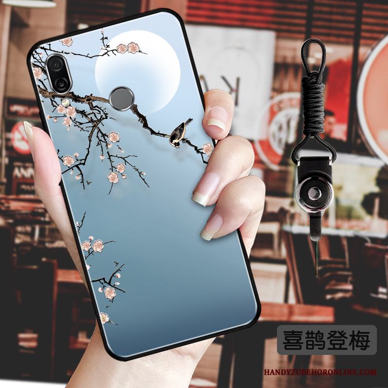 Huawei P Smart Z Skal Mjuk Skydd Fallskydd Lättnad Fodral Blommor Kreativa