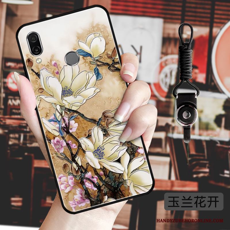 Huawei P Smart Z Skal Mjuk Skydd Fallskydd Lättnad Fodral Blommor Kreativa