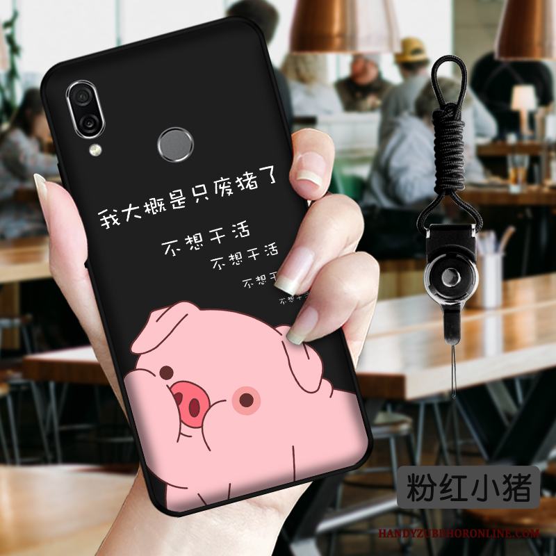 Huawei P Smart Z Skal Personlighet Skydd Trend Tecknat Roliga Silikonskal Röd