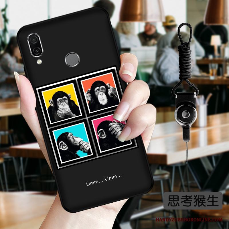 Huawei P Smart Z Skal Personlighet Skydd Trend Tecknat Roliga Silikonskal Röd