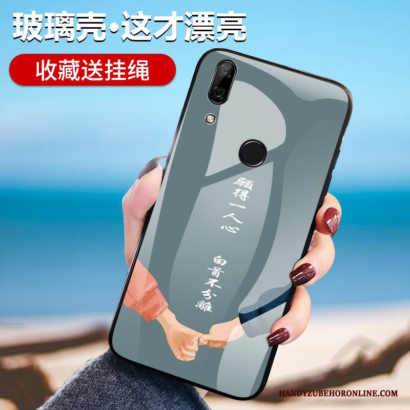 Huawei P Smart Z Skal Telefon Spegel Skärmskydd Film Kreativa Glas Fodral All Inclusive