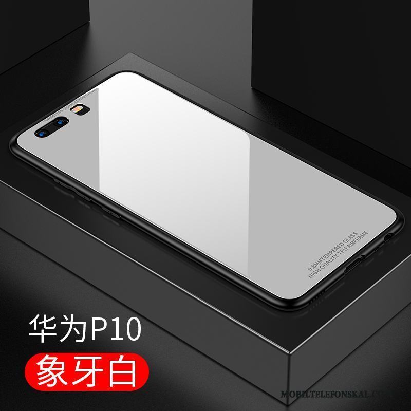 Huawei P10 All Inclusive Skydd Skal Telefon Nubuck Blå Mönster Slim