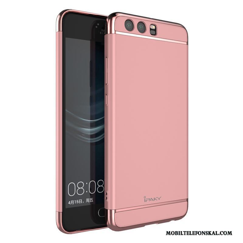 Huawei P10 Fodral Slim Kreativa Nubuck Hård Skal Telefon Röd