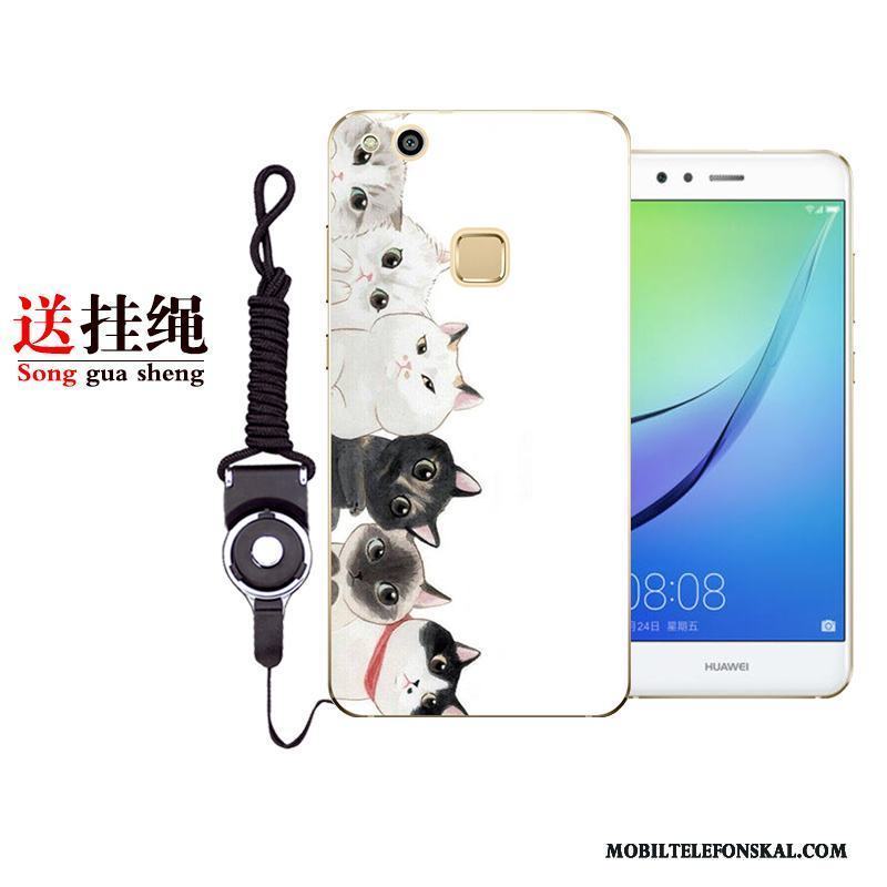 Huawei P10 Lite Fallskydd Tecknat Blå Silikon Fodral Skal Telefon Ungdom