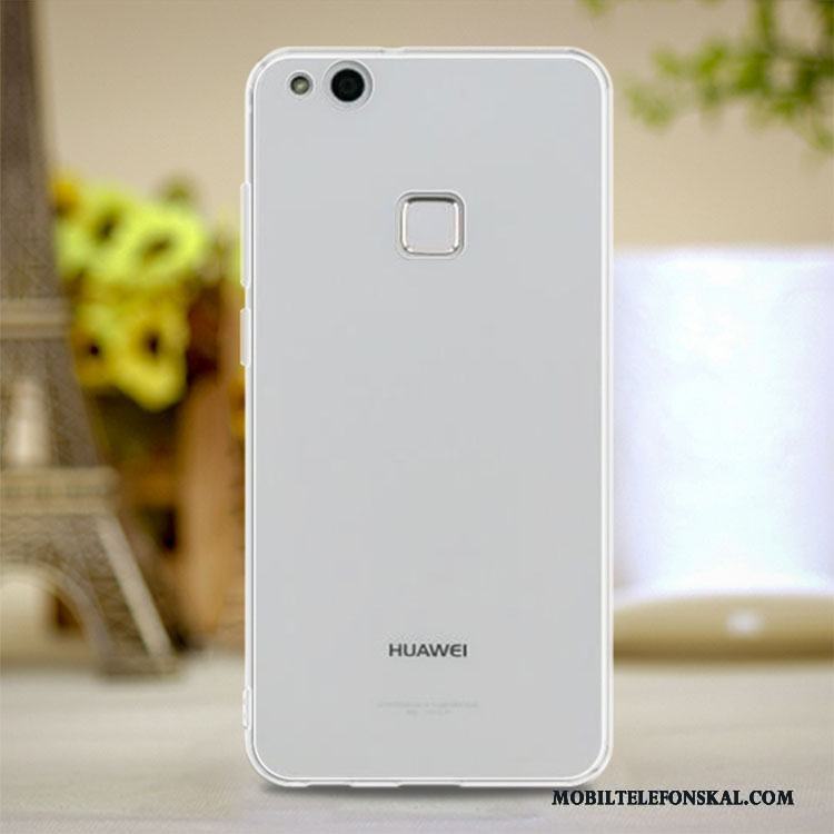 Huawei P10 Lite Skal Rosa Mjuk Fodral Transparent Telefon Ungdom
