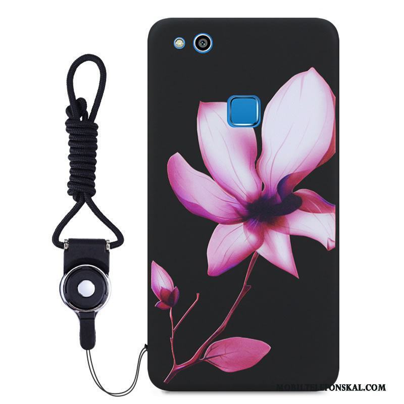 Huawei P10 Lite Skal Skydd Silikon Mjuk Färg Ungdom Svart Fodral