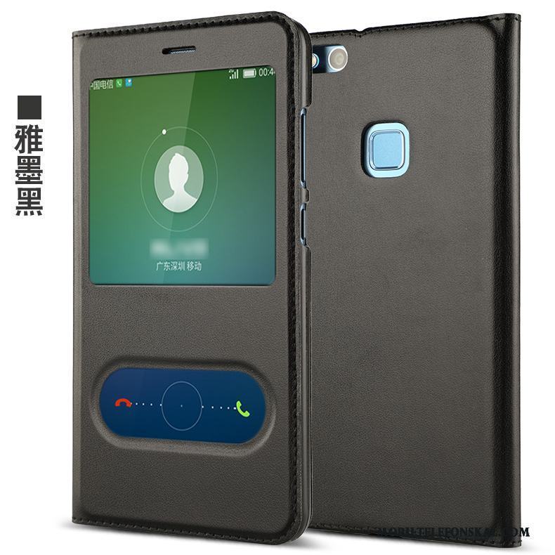 Huawei P10 Lite Ungdom Skydd Fodral Skal Mobil Telefon Rosa Läder