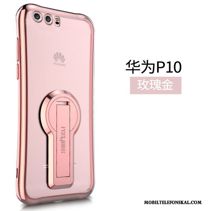 Huawei P10 Personlighet Fallskydd Skal Fodral Trend Mjuk Guld